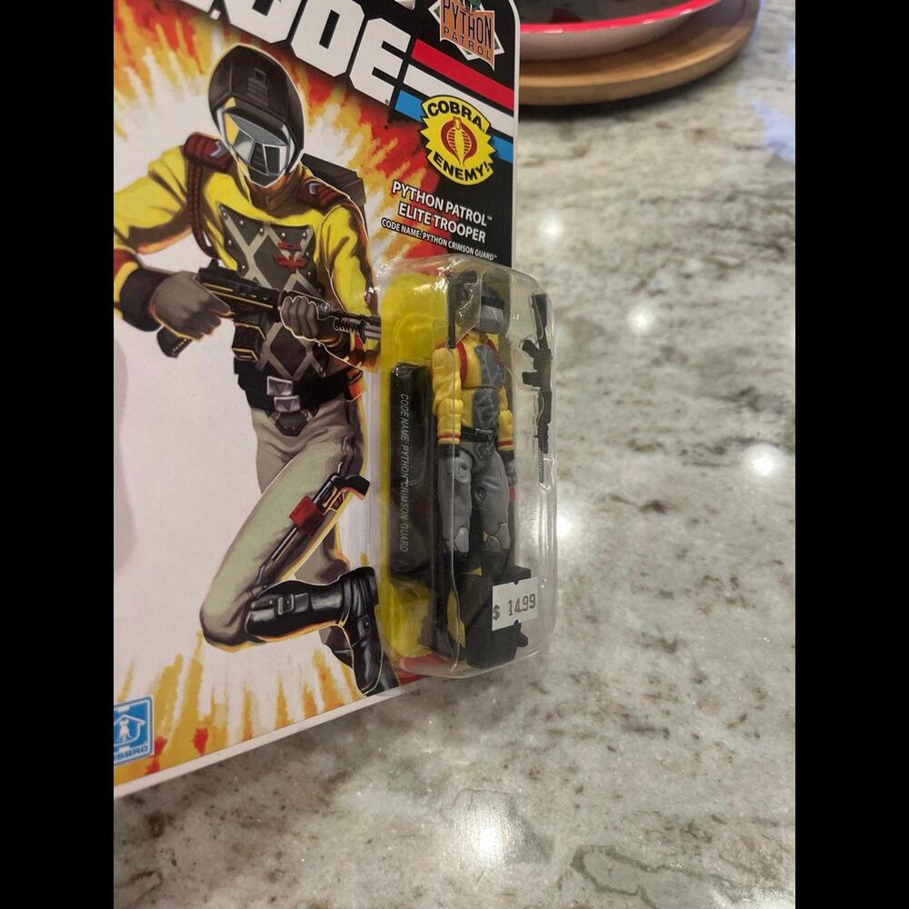 G.I Joe Python Patrol Elite Trooper Python Crimson Guard 2008 HASBRO NEW - Picture 5 of 7